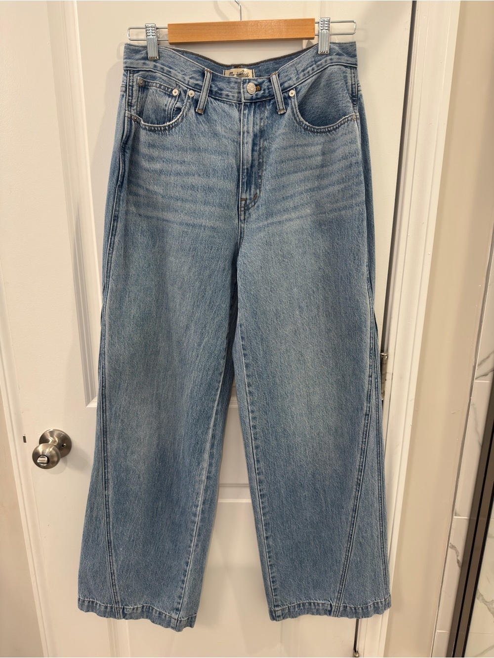 Madewell Super Wide-Leg Women’s Jeans - Light Blue